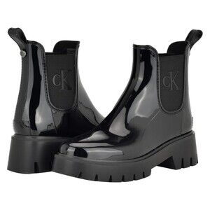 Women's Boots Calvin Klein Wende boots shoes black size 8M shine